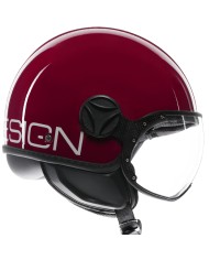 CASCO MOMO DESIGN FGTR CLASSIC CANDY PURPLE/WHITE