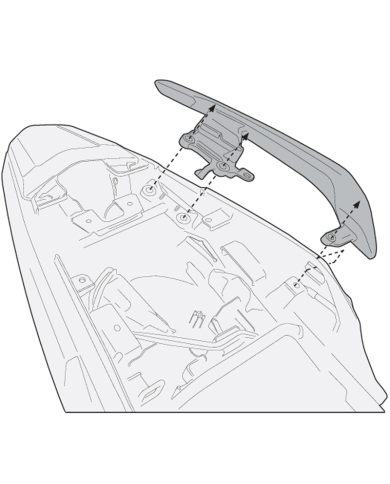 KIT DE FIJACION MALETAS LATELARES GIVI 1121KIT HONDA CBX500