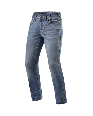 PANTALONES VAQUEROS REVIT BRENTWOOD SF AZUL CLARO GASTADO