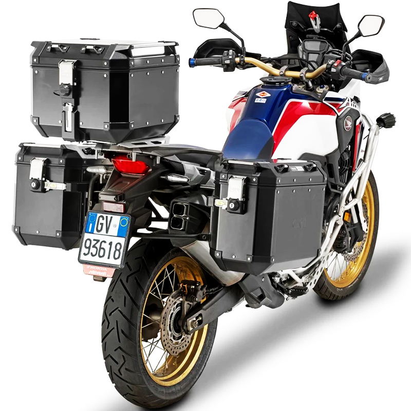 MALETA GIVI TREKKER OUTBACK EVO SMART 37 BLACK LINE OBKEV37BL IZQUIERDA