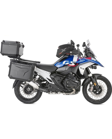 MALETA GIVI TREKKER OUTBACK EVO SMART 37 BLACK LINE OBKEV37BL IZQUIERDA