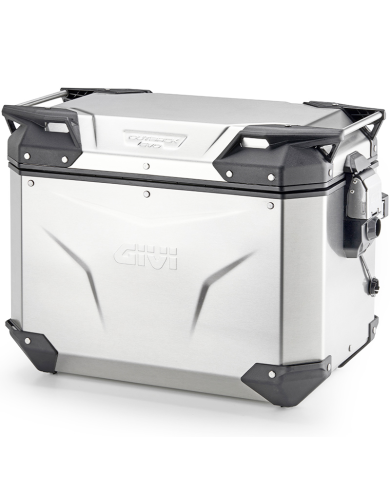 MALETA GIVI TREKKER OUTBACK EVO SMART 44 ANODIZED OBKEV44AAL IZQUIERDA