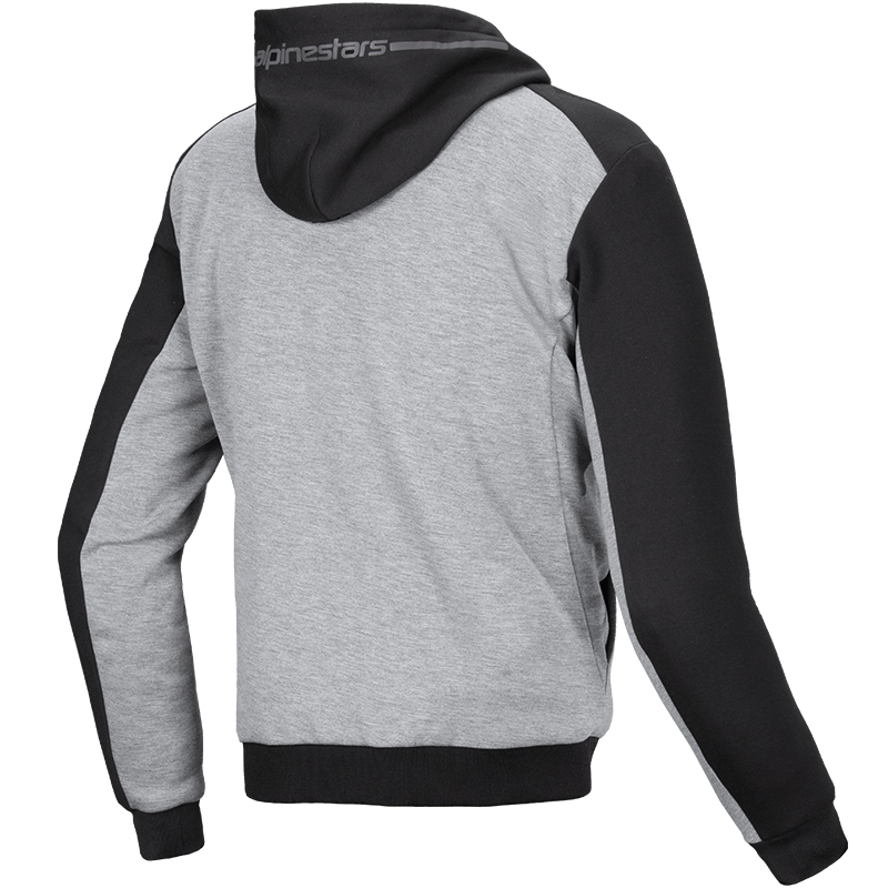 SUDADERA ALPINESTARS CHROME V2 SPORT BLACK/GREY HEATHER/TURQUOISE