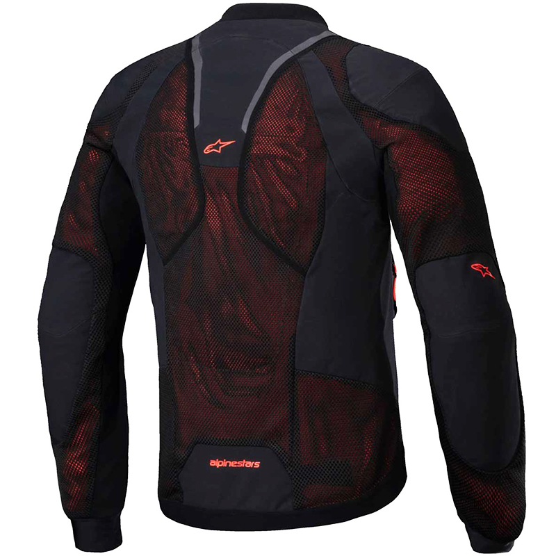 CHAQUETA ALPINESTARS TROOP-AIR PRO BLACK/RED FLUO