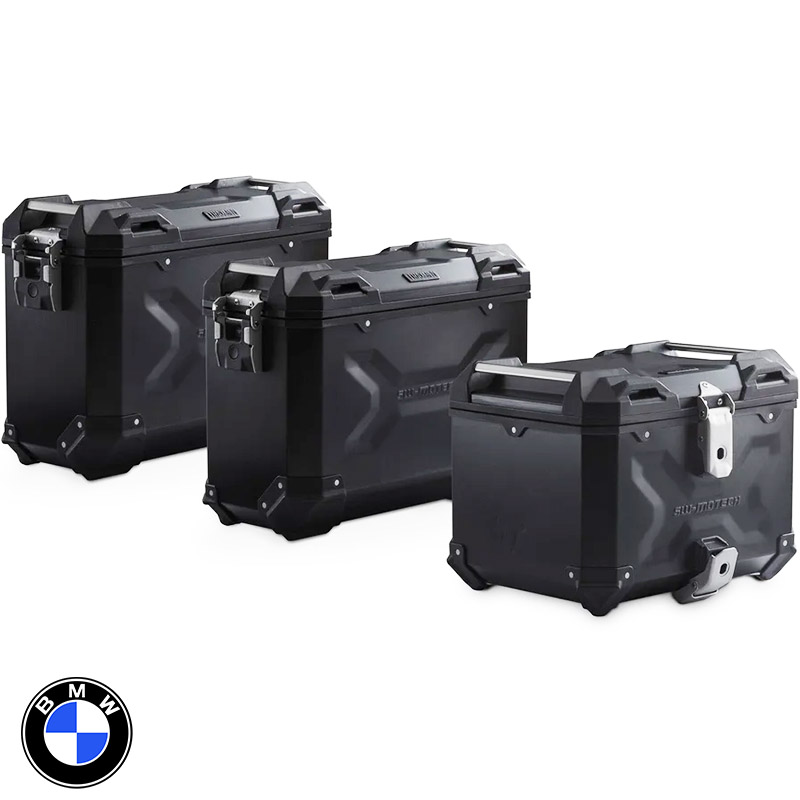 PACK MALETAS LATERALES + BAUL + BOLSAS + SOPORTES SW-MOTECH BMW ADV.07.976.75100/B