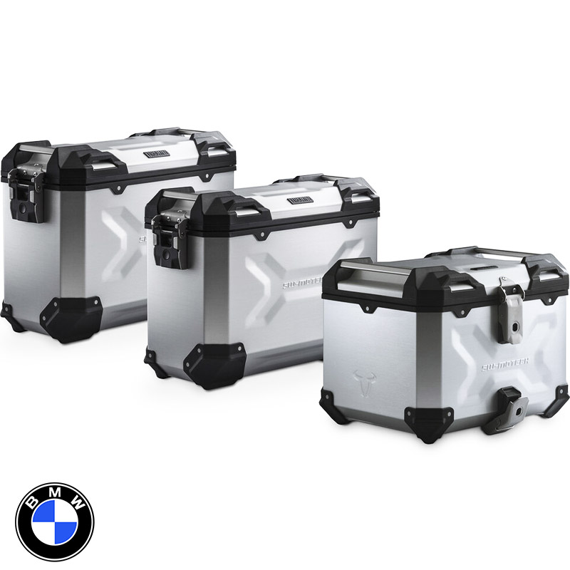 PACK MALETAS LATERALES + BAUL + BOLSAS + SOPORTES SW-MOTECH BMW ADV.07.664.75200/S