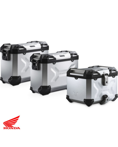 PACK MALETAS LATERALES + BAUL + BOLSAS + SOPORTES SW-MOTECH HONDA ADV.01.699.75001/S