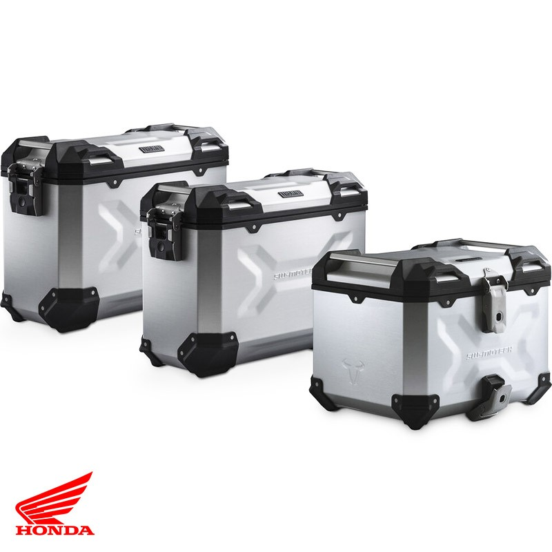PACK MALETAS LATERALES + BAUL + BOLSAS + SOPORTES SW-MOTECH HONDA ADV.01.699.75001/S