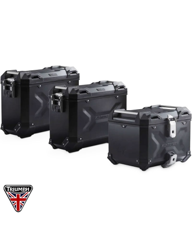 PACK MALETAS LATERALES + BAUL + BOLSAS + SOPORTES SW-MOTECH TRIUMPH ADV.11.905.75102/B