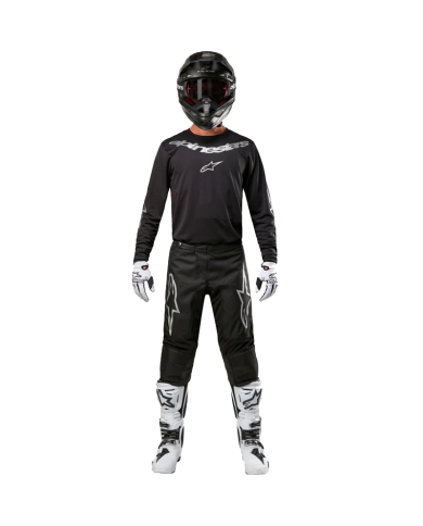 CAMISETA ALPINESTARS OFF-ROAD FLUID GRAPHITE BLACK/SILVER