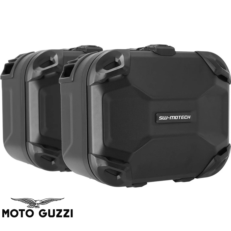 PACK MALETAS LATERALES + SOPORTES SW-MOTECH DUSC GUZZI KFT.17.632.65001/B