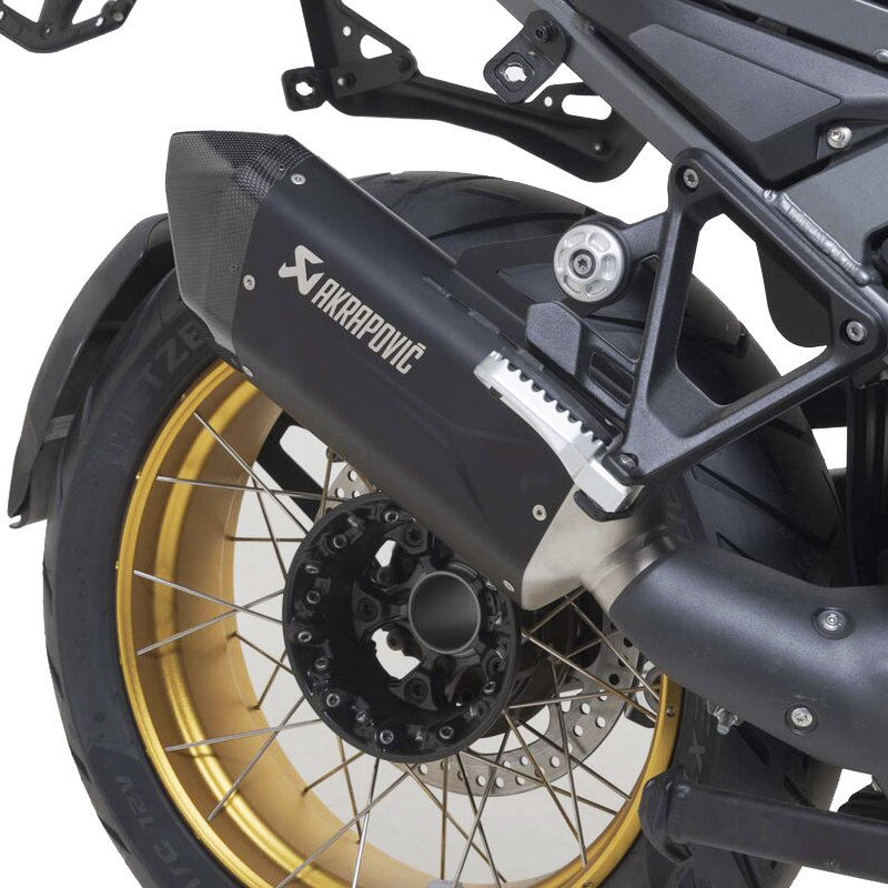 PACK MALETAS LATERALES + ESCAPE AKRAPOVIC + SOPORTES SW-MOTECH BMW KFT.07.976.72000/B